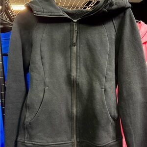 Lululemon Black scuba hoodie